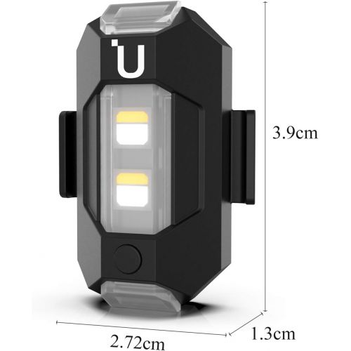  Docooler*a Drone Strobe Light Flashing Light 3 Colors Slow Fast Flashing Compatible with DJI Drone DJI Mavic AIR 2 and Most Drone Replacement Accessories