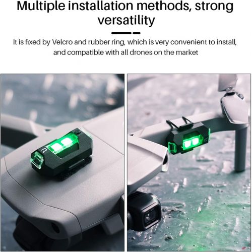  Docooler*a Drone Strobe Light Flashing Light 3 Colors Slow Fast Flashing Compatible with DJI Drone DJI Mavic AIR 2 and Most Drone Replacement Accessories