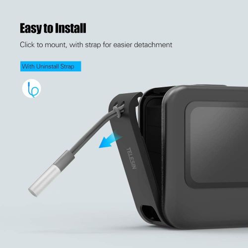  Docooler*a Battery Cover with Type-C Charging Port and Strap Compatible with GoPro Hero 9