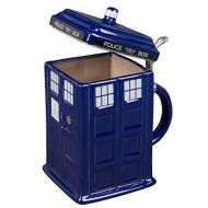 [아마존베스트]Doctor Who TARDIS Beer Stein - Collectible Dr. Who Ceramic Mug with Pewter Metal Hinge - Large 50oz