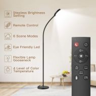 [아마존 핫딜] [아마존핫딜]Dodocool Floor Lamp, Remote & Touch Control 2500K-6000K LED Floor Lamp for Bedroom and 4 Color Temperatures Standing Lamp with Stepless Dimmer, dodocool Standing Light for Living Room Bedro