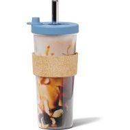 [아마존베스트]Okchi  24 oz Leakproof, Reusable Boba Cup and Smoothie Tumbler by Dodoko with Resealable Lid Plug |Wide Stainless Steel Straw For Bubble Tea and Boba| Dishwasher Safe | BPA Free -