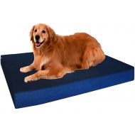 Dogbed4less Extra Large Orthopedic Waterproof Memory Foam Dog Bed for Medium to Large Pet 47X29X4