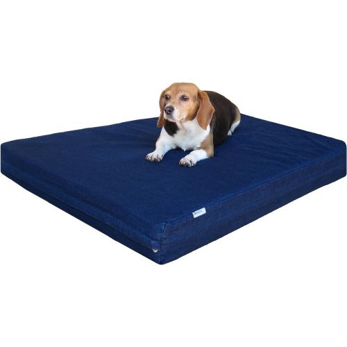  Dogbed4less Premium Orthopedic Memory Foam Dog Bed for Small, Medium to Extra Large Pet, Waterproof Internal Liner with Durable External Cover and Bonus External Case