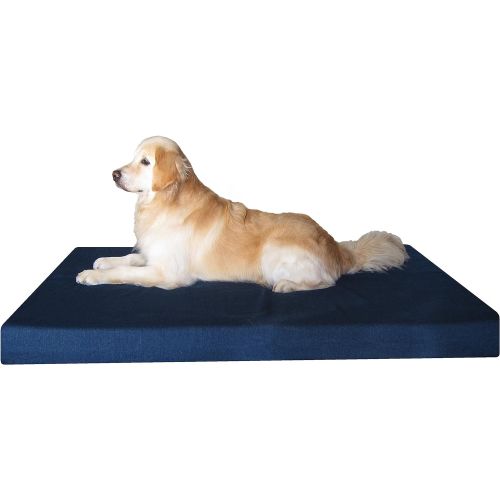  Dogbed4less Premium Orthopedic Memory Foam Dog Bed for Small, Medium to Extra Large Pet, Waterproof Internal Liner with Durable External Cover and Bonus External Case