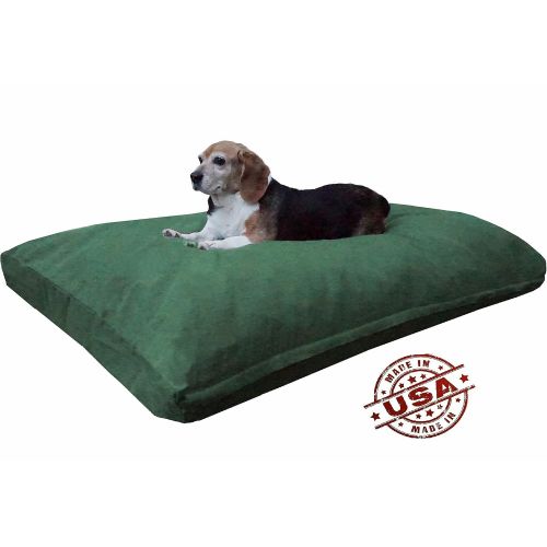  Dogbed4less Premium Durable Orthopedic Shredded Memory Foam Dog Bed Pillow with Waterproof Internal Liner and Strong External Cover for Small Medium to Extra Large Pet - 6 Sizes