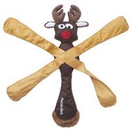 Doggles TYPERA06 Pentapulls Reindeer Holiday Dog Toy, 11