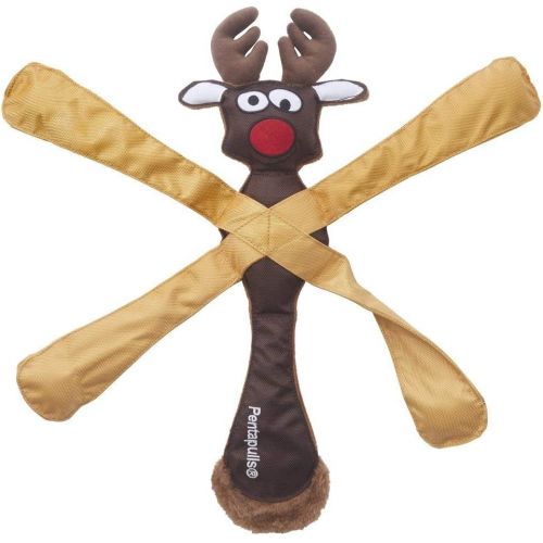  Doggles TYPERA06 Pentapulls Reindeer Holiday Dog Toy, 11