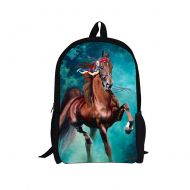 Doginthehole dogintheholeStylish Zoo Animal Kids Backpacks Girl Boys Crazy Horse School Bags