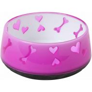 Dogit Dog Bowl for Food and Water, BPA-Free Non-Skid Bottom, Pink