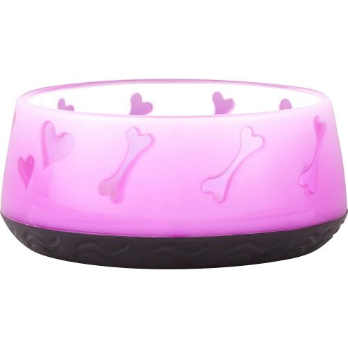  Dogit Dog Bowl for Food and Water, BPA-Free Non-Skid Bottom, Pink