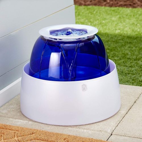  Dogit Fresh & Clear Elevated Dog Water Dispenser, Automatic Drinking Water Fountain for Large...