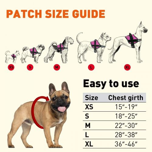  Dogline Unimax Dog Harness Vest with Nose Work Patches Adjustable Straps Breathable Neoprene for Identification Training Dogs