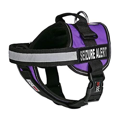  Dogline Unimax Multi-Purpose Dog Harness Vest with Seizure Alert Patches Adjustable Straps, Comfy Fit, Breathable Neoprene for Service, Identification and Training Dogs