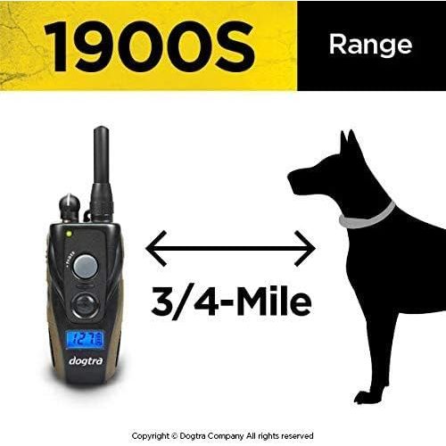  Dogtra 1900S 34 Mile Range 1 Dog Training Collar System