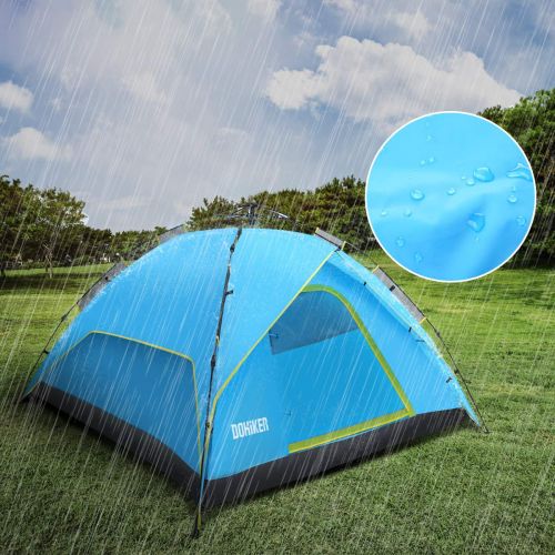  Dohiker Large 3-4 Person Pop Up Tent, Family Camping Tents, Backpack Tents, Automatic Pop Up Beach Tent Instant Portable Quick Cabana Sun Shelter,Water Resistant, Ventilated and Du