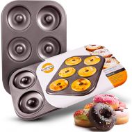 [아마존베스트]Doh!nuts Donut Pan - Premium 6 Cup Non-Stick Donut & Bagel Maker - PFOA Free for Healthier Homemade Baked Doughnuts.