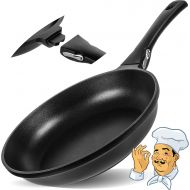 Dokaworld Frying Pan Nonstick 11 inch - Big Frying Pan - Induction Frying Pan Detachable Handle - Large Nonstick Fry Pan - Large Skillet Fry Pan - Nonstick Pan - Stir Fry Pan - Aluminum Fry