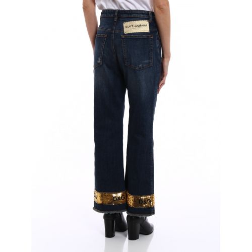  Dolce & Gabbana Pretty gold sequin jeans