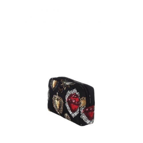  Dolce & Gabbana Hearts print small beauty case