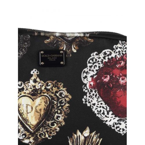  Dolce & Gabbana Hearts print small beauty case