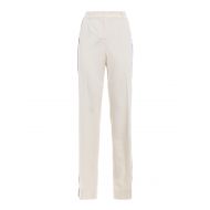 Dolce & Gabbana Satin bands wool crepe trousers