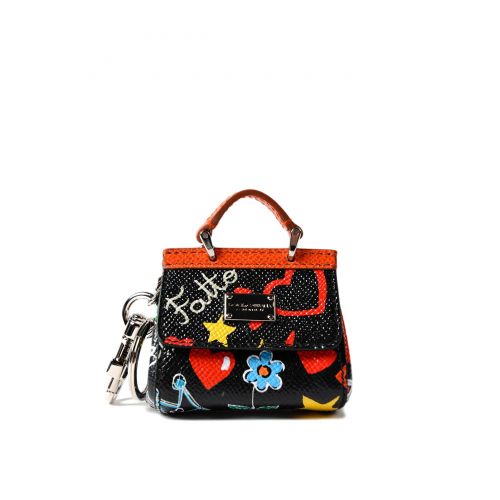  Dolce & Gabbana Sicily murals print key holder