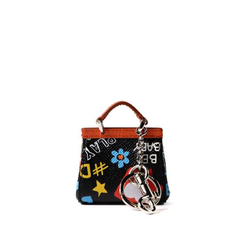  Dolce & Gabbana Sicily murals print key holder