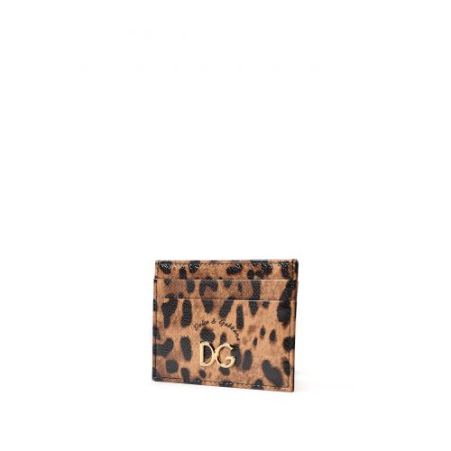  Dolce & Gabbana Leo print card holder