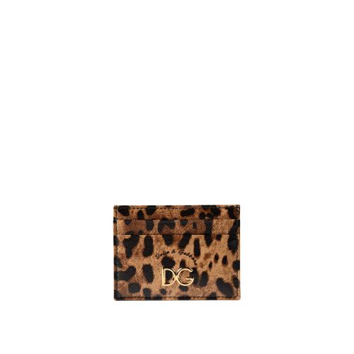  Dolce & Gabbana Leo print card holder