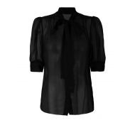 Dolce & Gabbana Sheer silk blend chiffon shirt