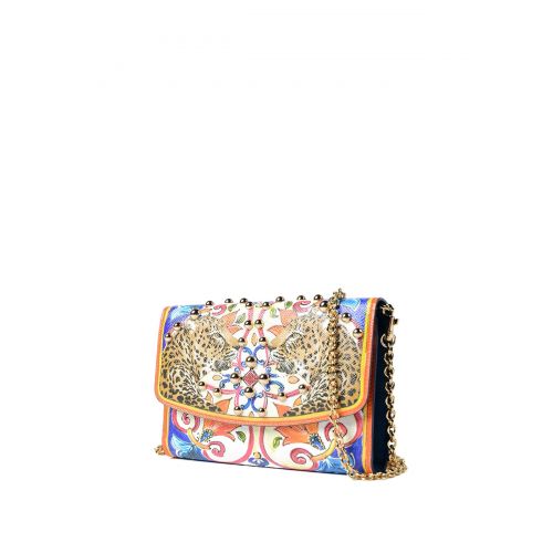  Dolce & Gabbana Maiolica print Dauphine wallet bag