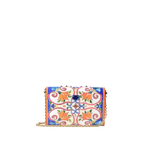  Dolce & Gabbana Maiolica print Dauphine wallet bag