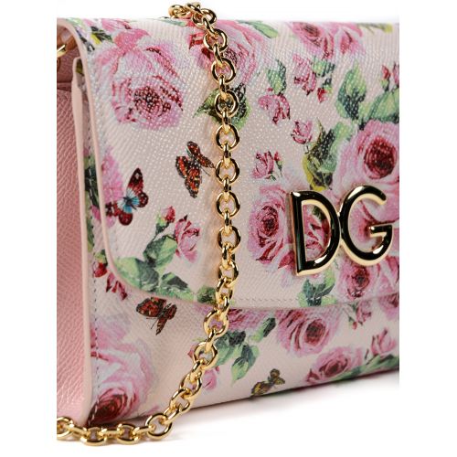  Dolce & Gabbana Floral print Dauphine wallet bag