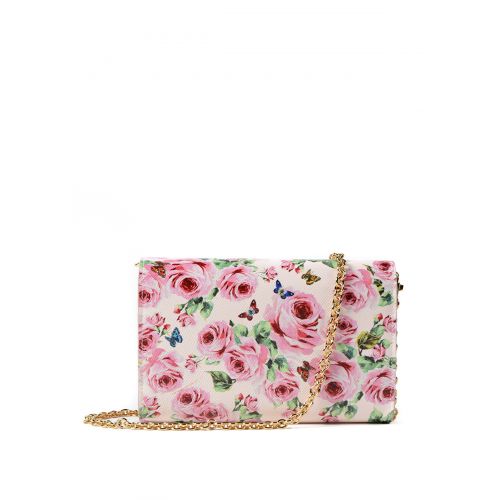  Dolce & Gabbana Floral print Dauphine wallet bag