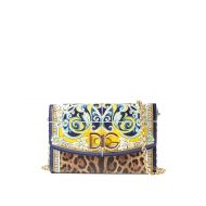 Dolce & Gabbana Leo and Maiolica print wallet bag
