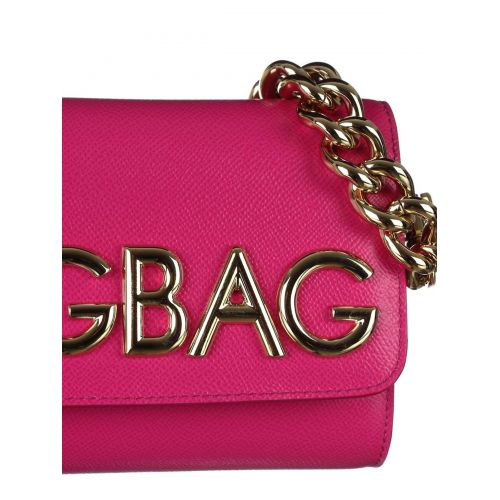  Dolce & Gabbana DG Girls dauphine leather bag