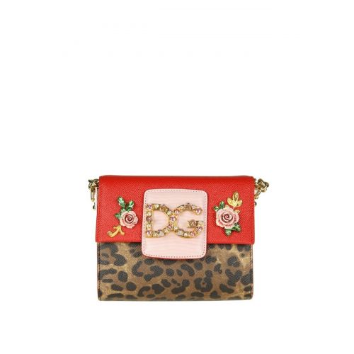  Dolce & Gabbana Millennials animal print crossbody