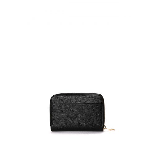  Dolce & Gabbana Zip around dauphine leather wallet