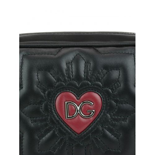  Dolce & Gabbana Glam quilted leather belt bag