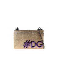 Dolce & Gabbana Dark gold laminated Dauphine bag