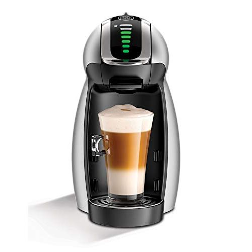  NESCAFEE Dolce Gusto Coffee Machine, Genio 2, Espresso, Cappuccino and Latte Pod Machine, Silver