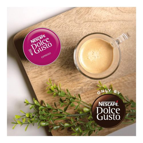  NESCAFEE Dolce Gusto Coffee Capsules Espresso 48 Single Serve Pods, (Makes 48 Cups) 48 Count