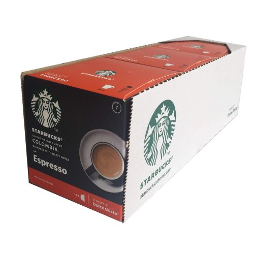  Nescafe Dolce Gusto Starbucks Colombia Espresso x 3 Boxes (36 Capsules) 36 Drinks