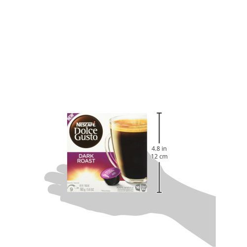  NESCAFEE Dolce Gusto Coffee Capsules Grande Intenso 48 Single Serve Pods, (Makes 48 Cups) 48 Count