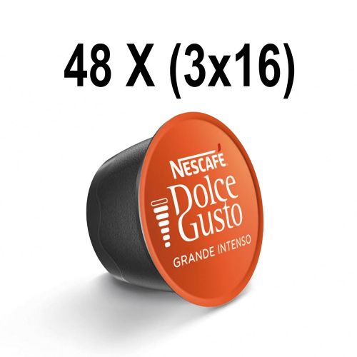  NESCAFEE Dolce Gusto Coffee Capsules Grande Intenso 48 Single Serve Pods, (Makes 48 Cups) 48 Count