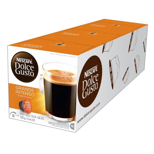  NESCAFEE Dolce Gusto Coffee Capsules Grande Intenso 48 Single Serve Pods, (Makes 48 Cups) 48 Count