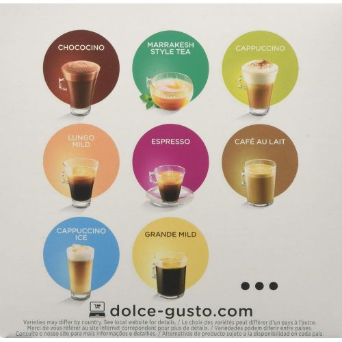  NESCAFEE Dolce Gusto Coffee Capsules Grande Intenso 48 Single Serve Pods, (Makes 48 Cups) 48 Count