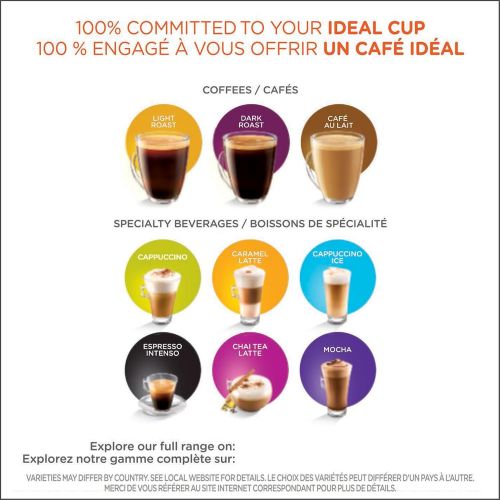  NESCAFEE Dolce Gusto Coffee Capsules Caramel Latte Macchiato 48 Single Serve Pods, (Makes 24 Specialty Cups) 48 Count