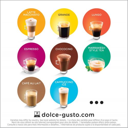  NESCAFEE Dolce Gusto Coffee Capsules Caramel Latte Macchiato 48 Single Serve Pods, (Makes 24 Specialty Cups) 48 Count